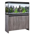 Fluval Roma 200 Black Aquarium with Grey Whiteriver Oak Cabinet Set Fluval