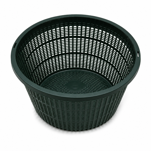 Round Aquatic Planting Basket (22cm x 12cm) – Heavy-Duty Mesh Pond Pot Beaver Plants Ltd
