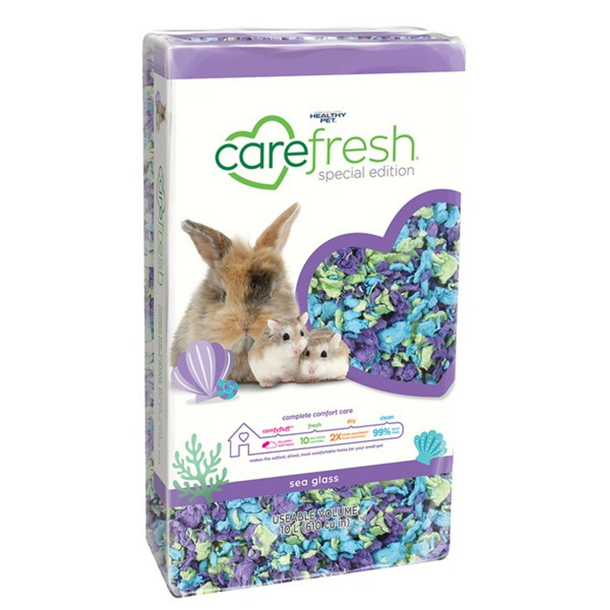 Carefresh Sea Glass Small Animal Bedding 10L