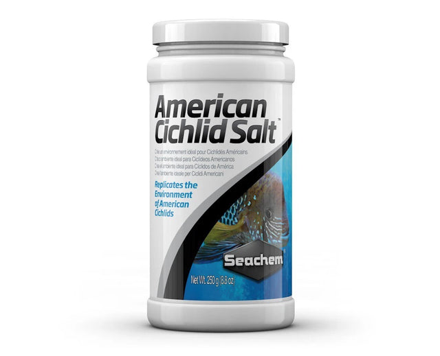 SEACHEM AMERICAN CICHLID SALT 250G ALF Ltd