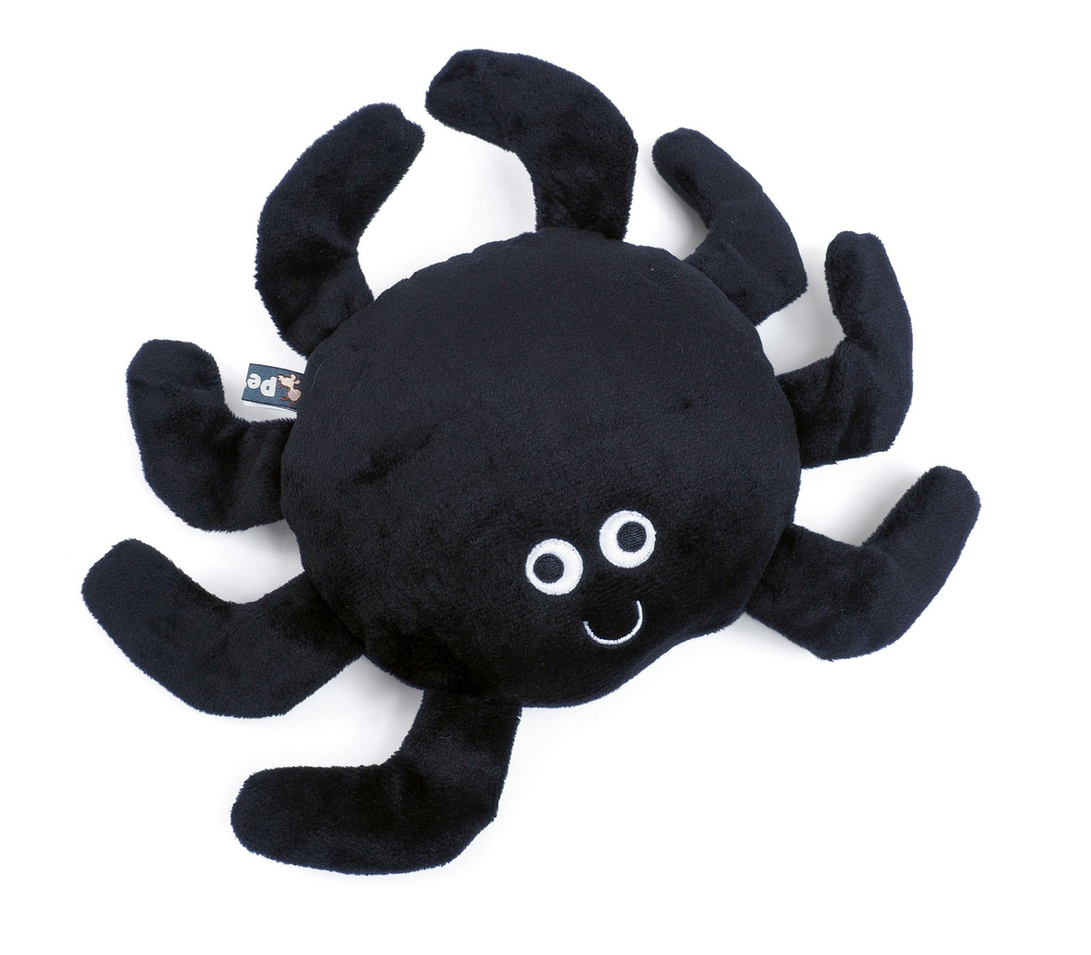 Seriously Strong Rubber & Plush Izzy Spider Dog Toy