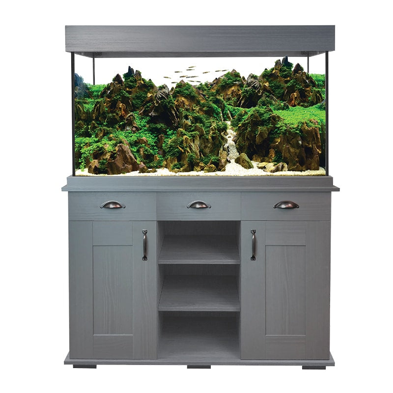 Fluval Shaker Aquarium & Cabinet Slate Grey 252L