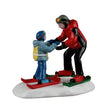 Ski Slope Lesson Lemax Christmas Village Figurine Lemax