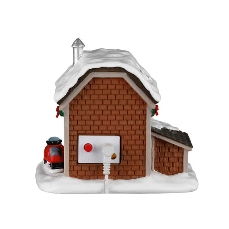 Ski Patrol Summit Station Lemax Christmas Village Table Accent Lemax
