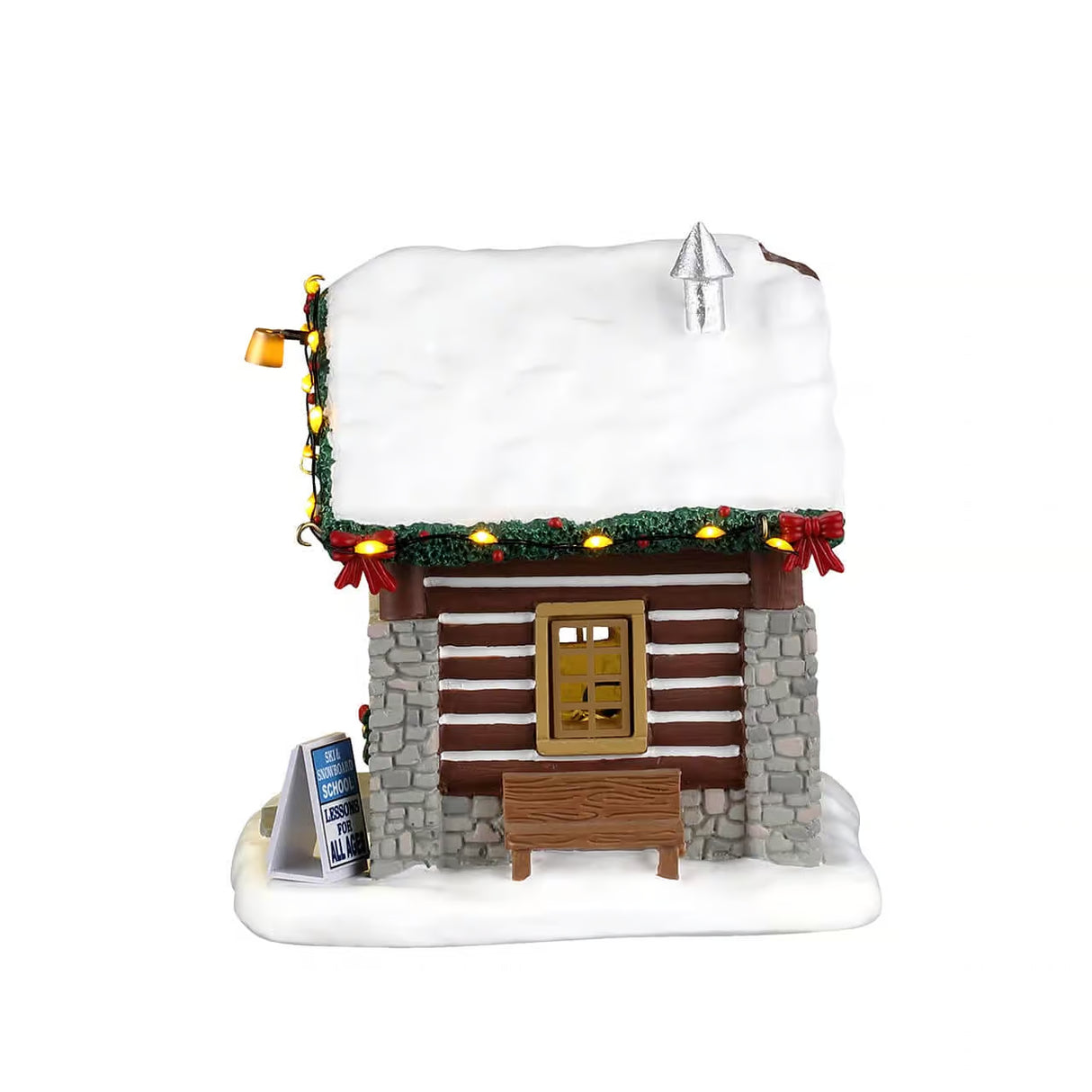 Ski & Snowboard School Lemax Christmas Village Table Accent Lemax Christmas Village