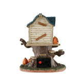 SKULL TREE HOUSE, AC ADAPTABLE Lemax Spooky Town
