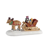 Sled Of Toys Lemax Christmas Village Figurine Lemax