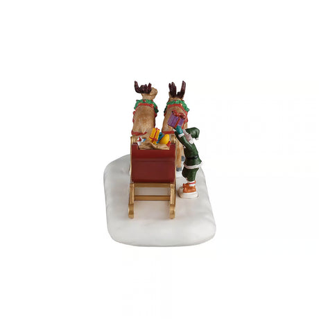Sled Of Toys Lemax Christmas Village Figurine Lemax
