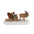 Sled Of Toys Lemax Christmas Village Figurine Lemax
