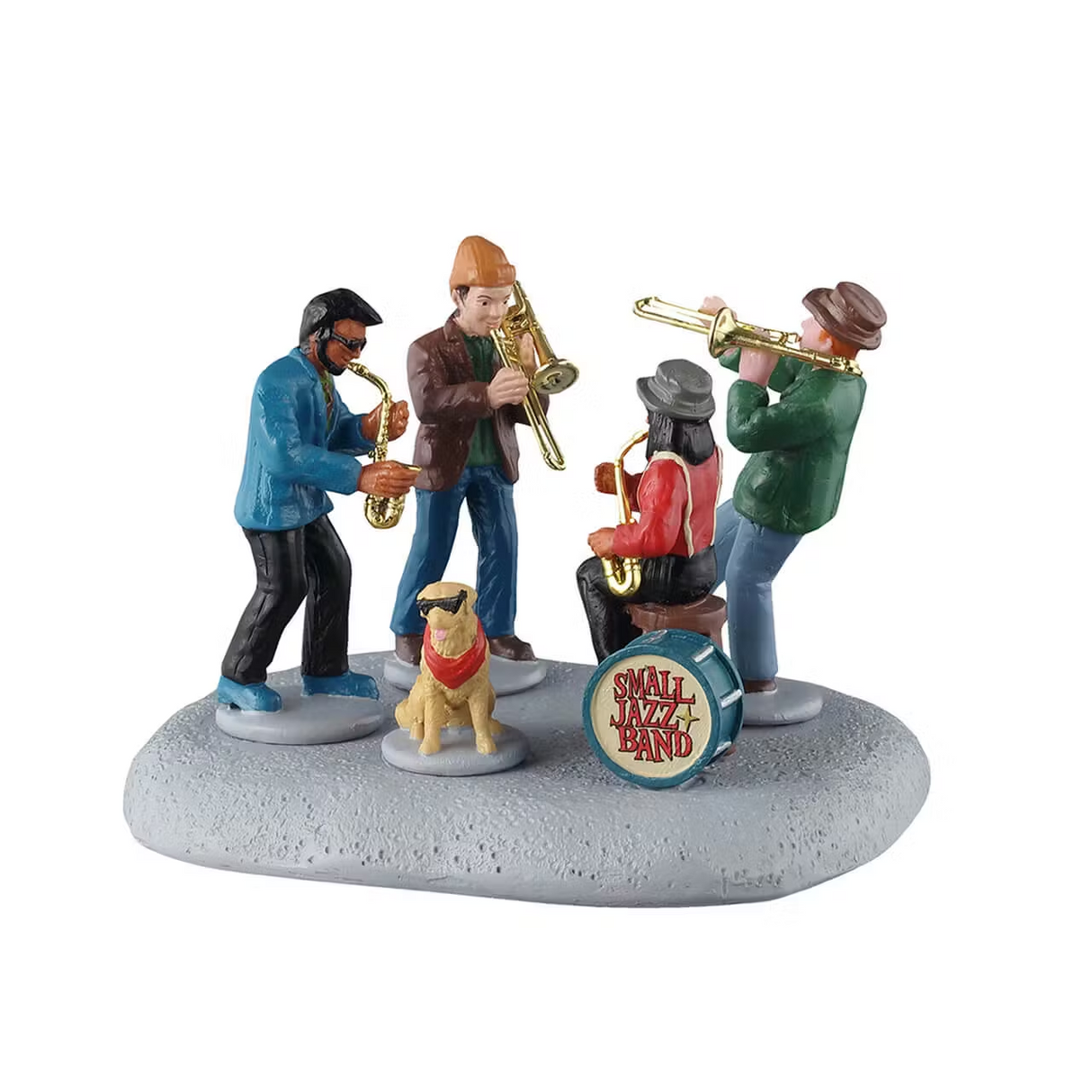 Small Jazz Band Lemax Christmas VIllage Table Accent
