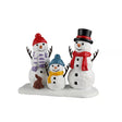 Snowman Family Lemax Christmas Village Figurine Lemax