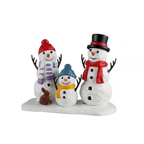 Snowman Family Lemax Christmas Village Figurine Lemax