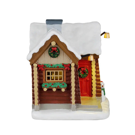 Snowshoe Cabin Lemax Christmas Village Table Accent Lemax