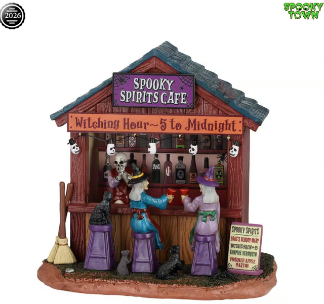 Spooky Spirits Cafe Lemax Spooky Town