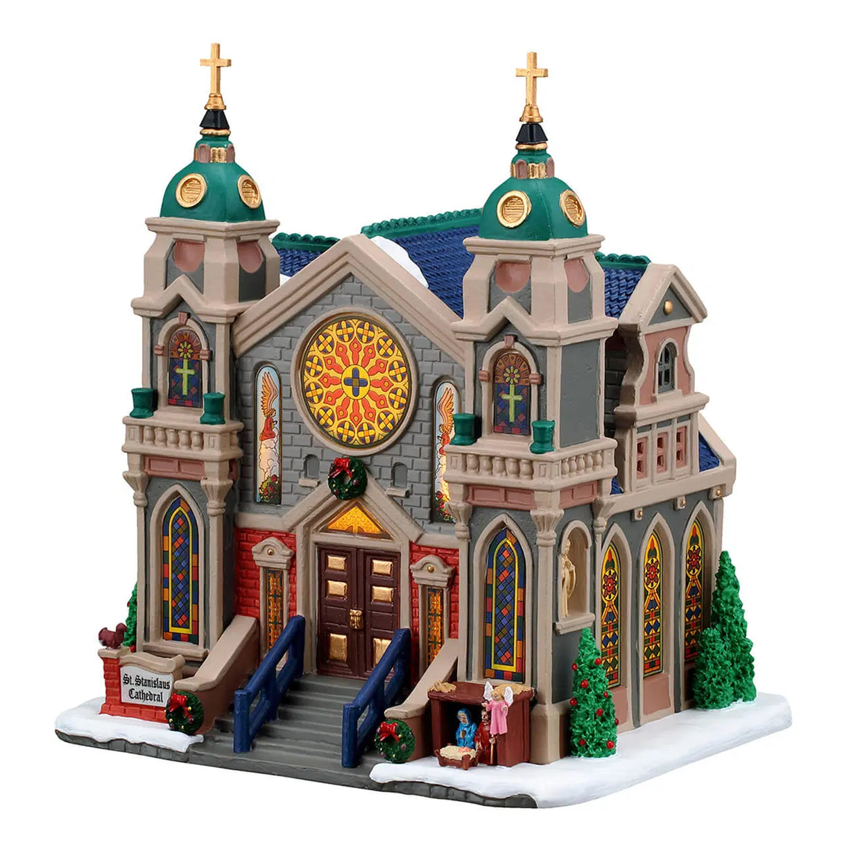 St. Stanislaus Cathedral Lemax Christmas Village Building Lemax Christmas Village