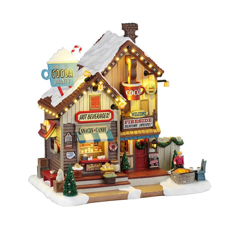 The Cocoa Shanty B/O (4.5V) Lemax Christmas Village Illuminated Building Lemax
