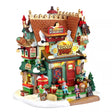 The Eggnog Lounge B/O (4.5V) Lemax Christmas Village Illuminated Building Lemax