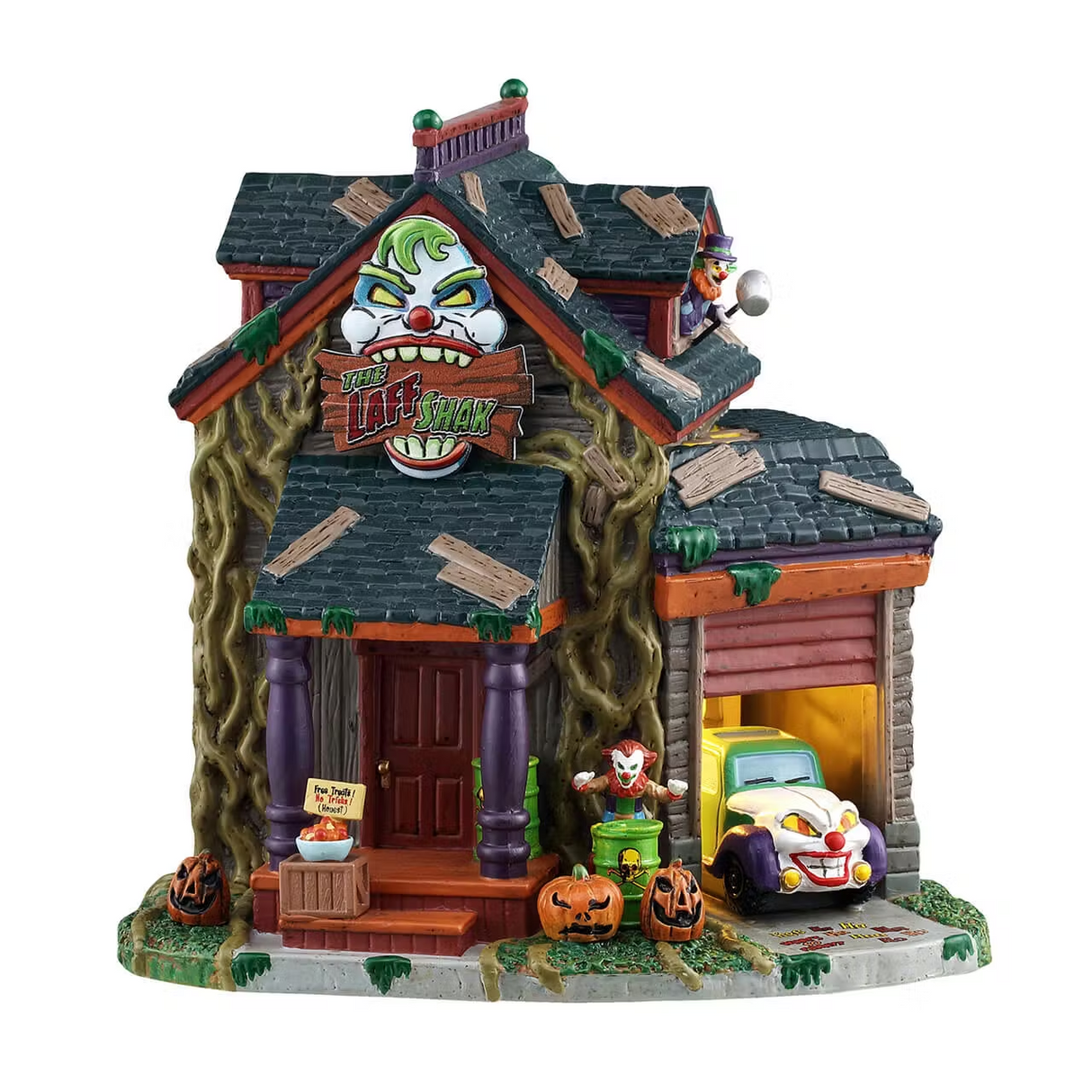 The Laff Shak Incl. Adaptor 100 Ma (Black) Lemax Christmas Village Building