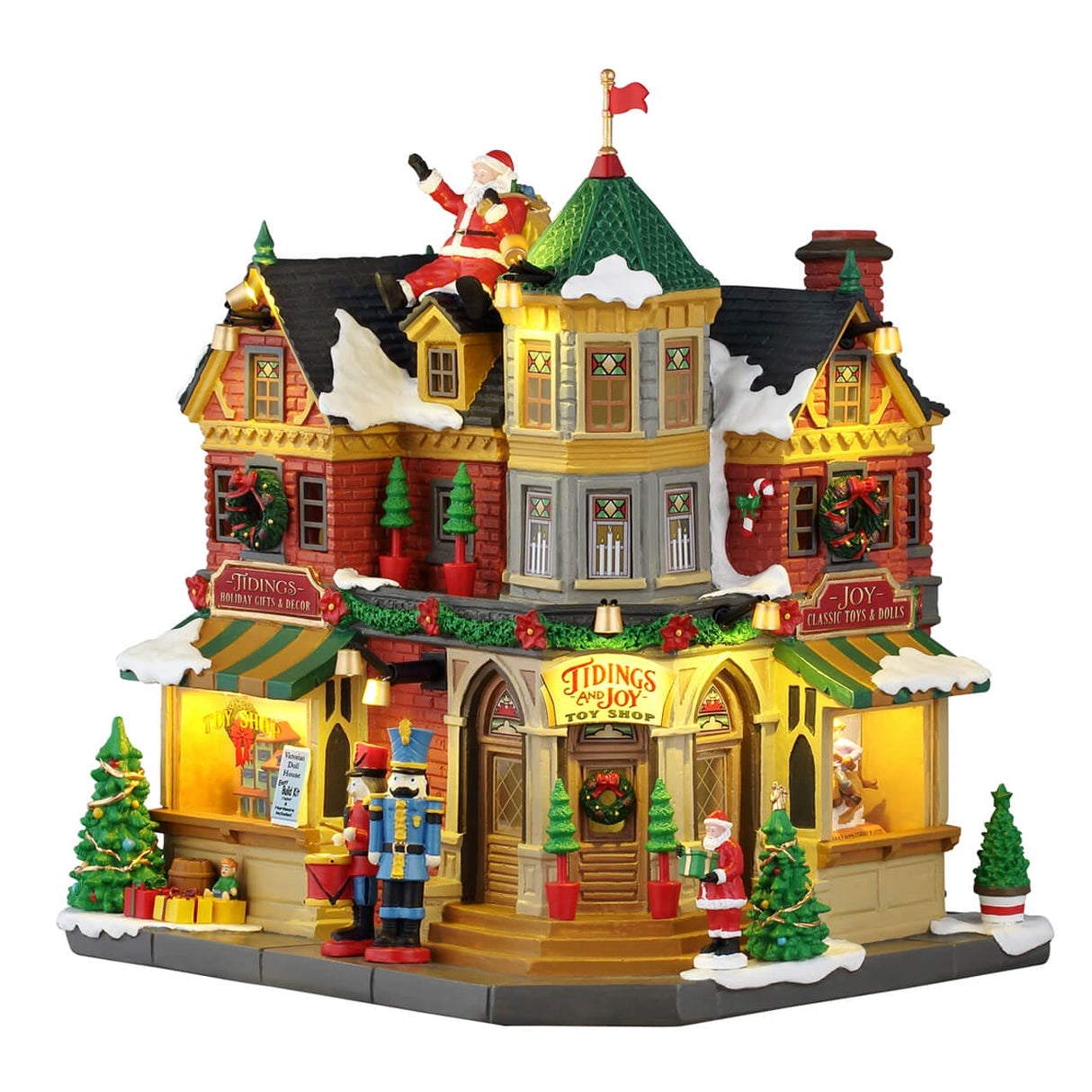 Tidings and Joy Toy Shop B/O (4.5V) Lemax Christmas Village Illuminated Building Lemax Christmas Village
