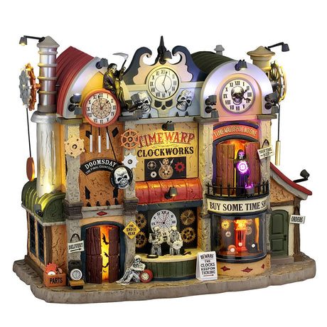 TIMEWARP CLOCKWORKS, WITH 4.5V ADAPTOR Lemax Spooky Town