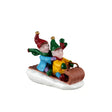 Toboganning Lemax Christmas Village Figurine Lemax