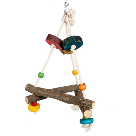 Sky Pets Triangle Adventure Swing for Birds Sky Pets