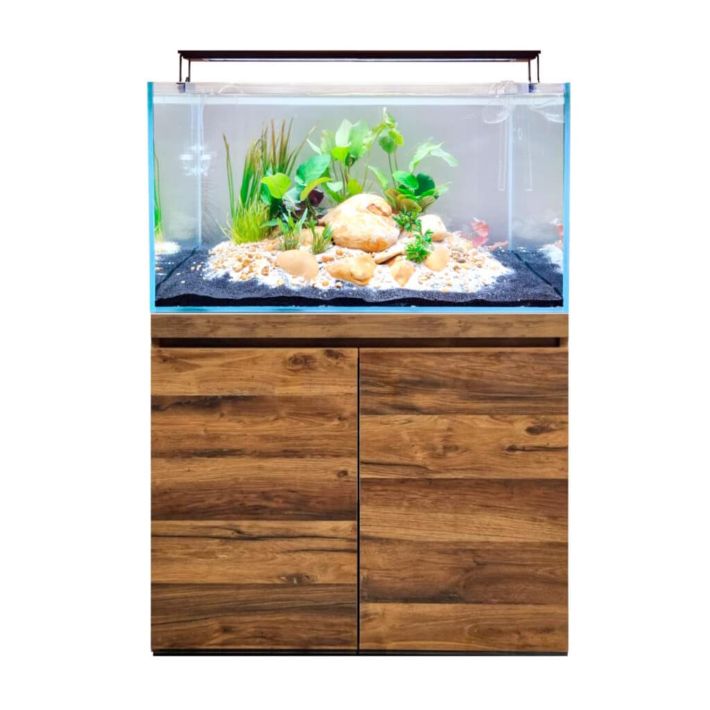 Fluval Visi-White 90cm Aquarium Kit 202.5L Hunton Oak