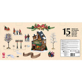 Wally's Winter Skate Shop Set Lemax Christmas Village Lemax