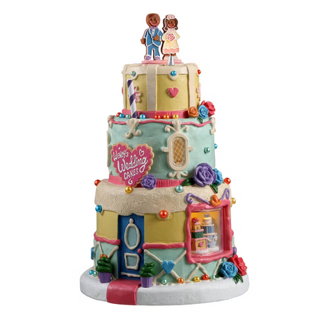 Wendy's Wedding Cakes B/O (4.5V) Lemax Christmas Village Illuminated Building Lemax