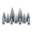 White Pine Trees Set of 11, Lemax Christmas Village Accessory Lemax