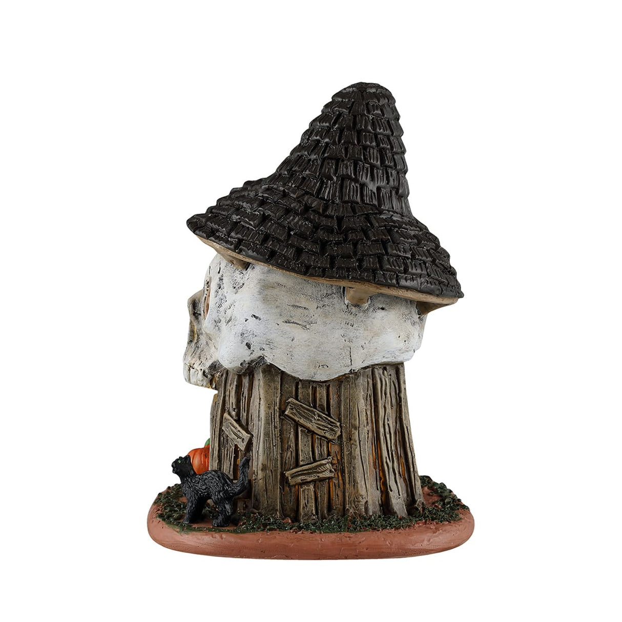 WITCH'S SKULL HUT, AC ADAPTABLE Lemax Spooky Town