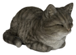 Real Life Dreaming Tabby Cat Ornament by Vivid Arts Vivid Arts