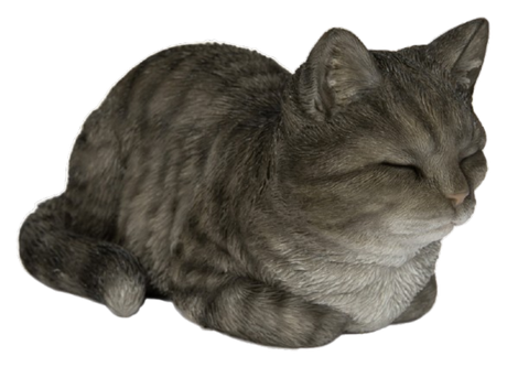 Real Life Dreaming Tabby Cat Ornament by Vivid Arts Vivid Arts