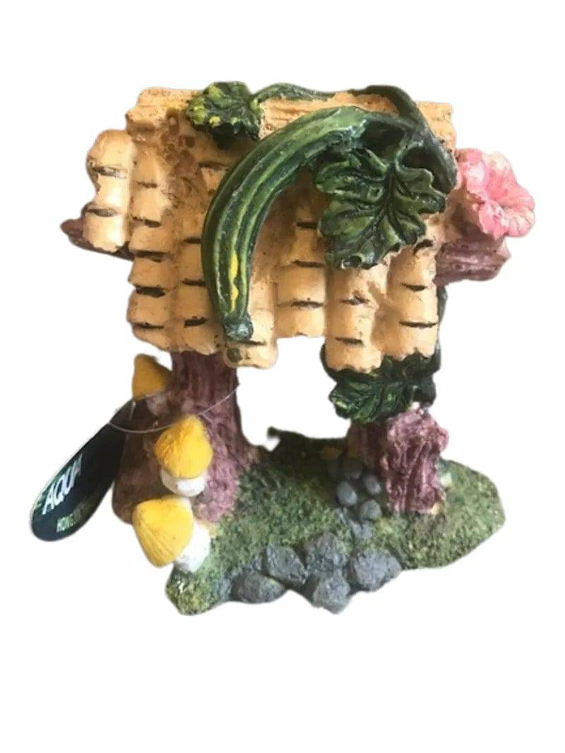 Mini Doorway with Mushrooms Aquarium Decoration