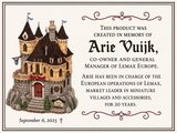Arie's Castle Lemax Christmas Village Illuminated Building Lemax Christmas Village