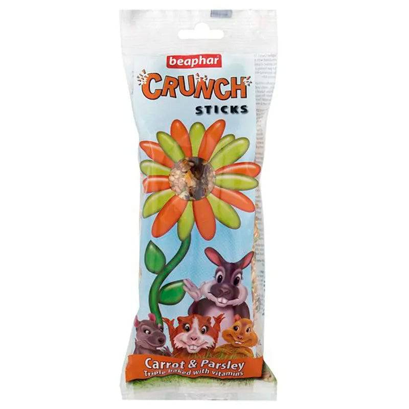 Beaphar Carrot & Parsley Crunch Sticks 2 Pack for Rabbits & Small Animals Beaphar