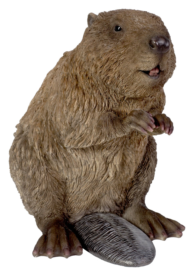Woodland Beaver Real Life Resin Ornament by Vivid Arts Vivid Arts