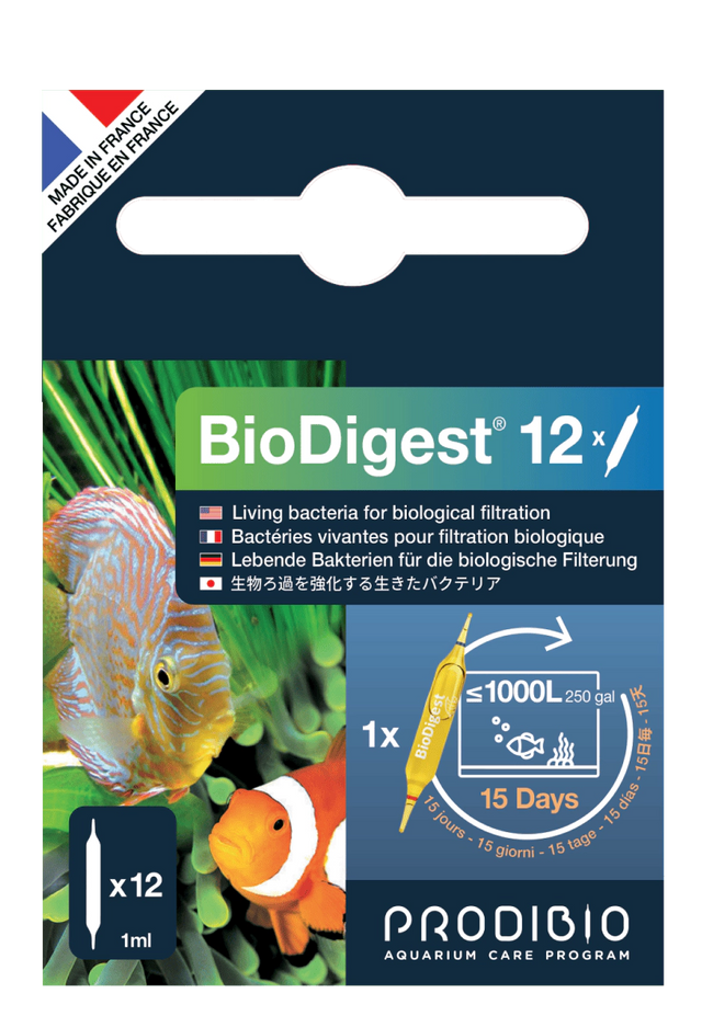 Prodibo BioDigest 12 vials Red Sea Aquatics (Uk) Ltd