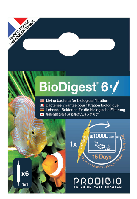 Prodibio BioDigest 6 Vials Red Sea Aquatics (Uk) Ltd