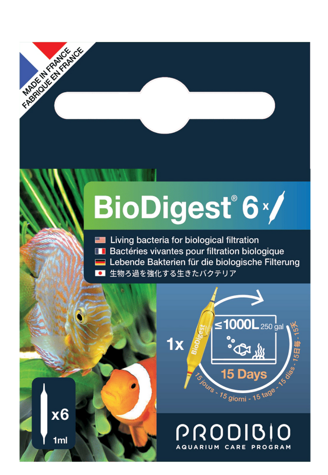 Prodibio BioDigest 6 Vials Red Sea Aquatics (Uk) Ltd