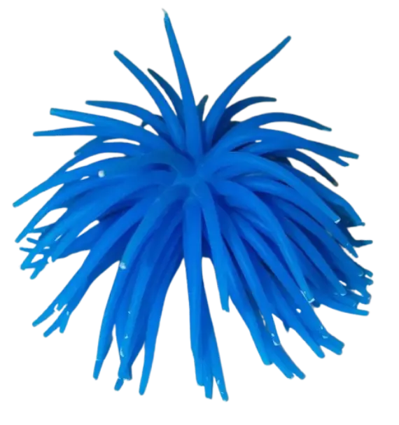 Artificial Blue Soft Coral on Polyresin Rock 13cm Anhui Hefei Hongjia Co Ltd