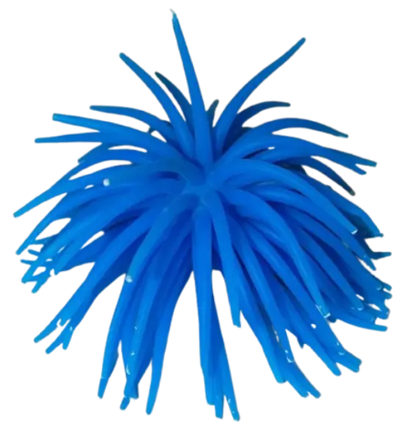 Artificial Blue Soft Coral on Polyresin Rock 13cm Anhui Hefei Hongjia Co Ltd