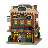 Caddington Village Drug Store Lemax Christmas Village Illuminated Building