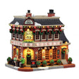 Dani's Pub with 4.5V Adaptor Lemax Christmas Village Illuminated Building Lemax