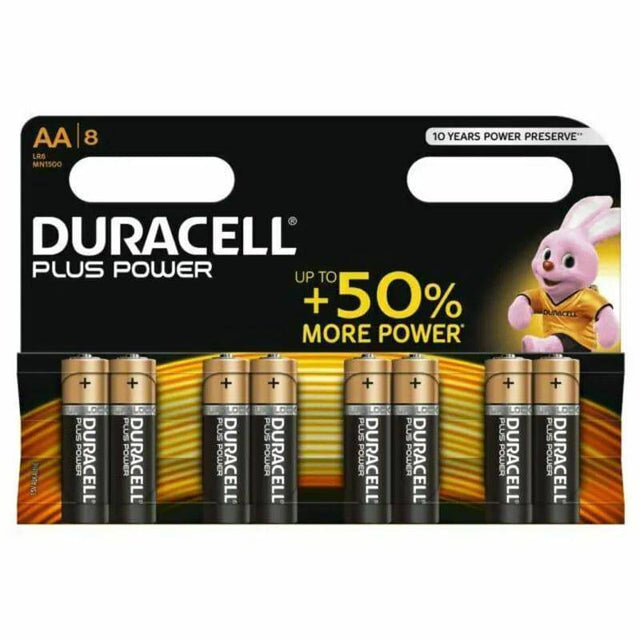 Duracell Plus AA 8pk Decco Ltd