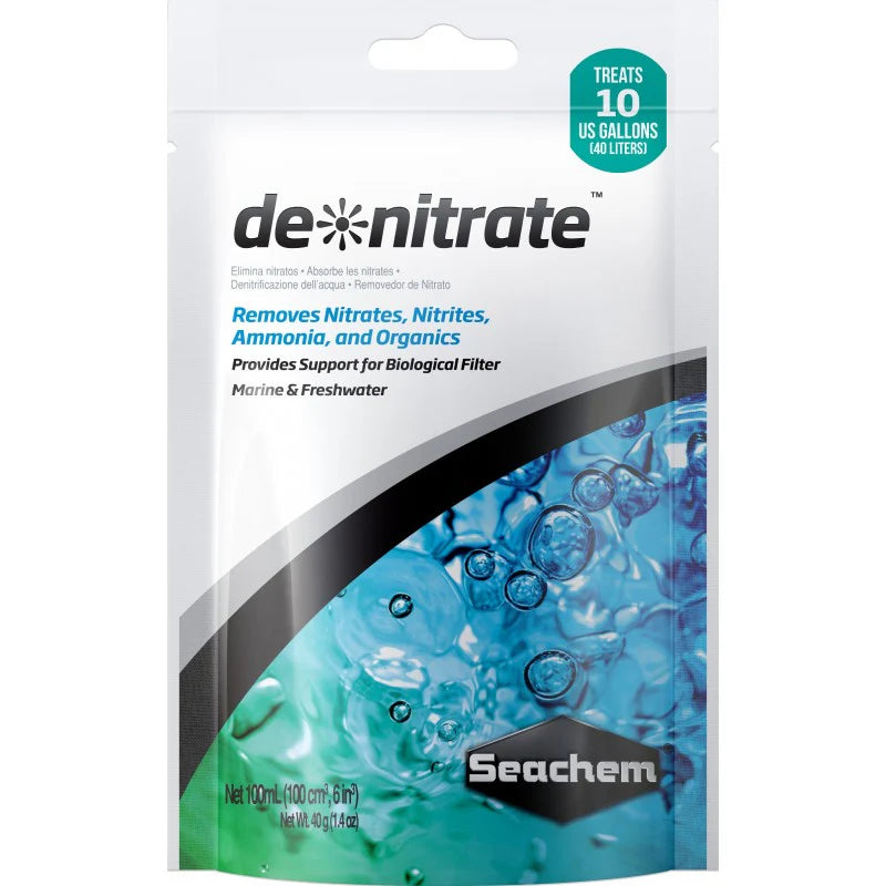 Seachem De Nitrate Remover 100ml (bagged) ALF Ltd