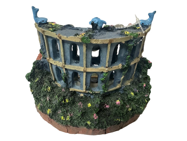 Dolphin Ruins Aquarium Ornament