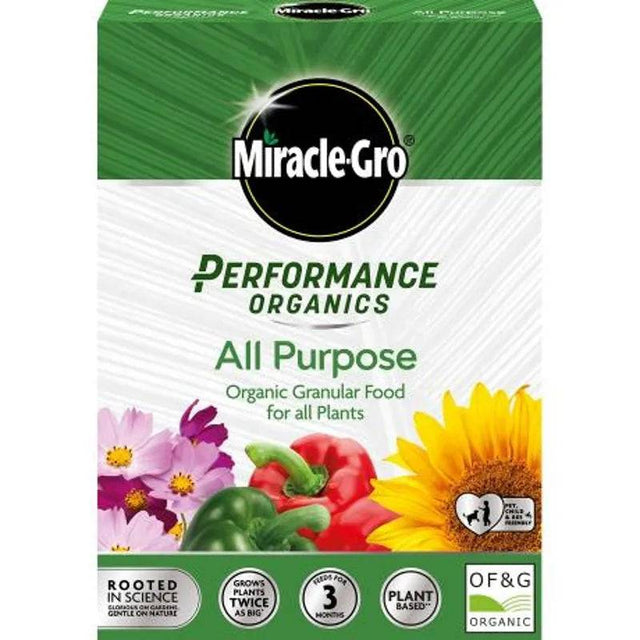 Miracle-Gro Organics All Purpose Granular Plant Food 2kg Evergreen