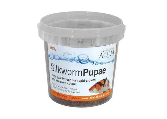 Evolution Aqua Silkworm Koi Food 300g – High-Protein Koi Supplement Evolution Aqua