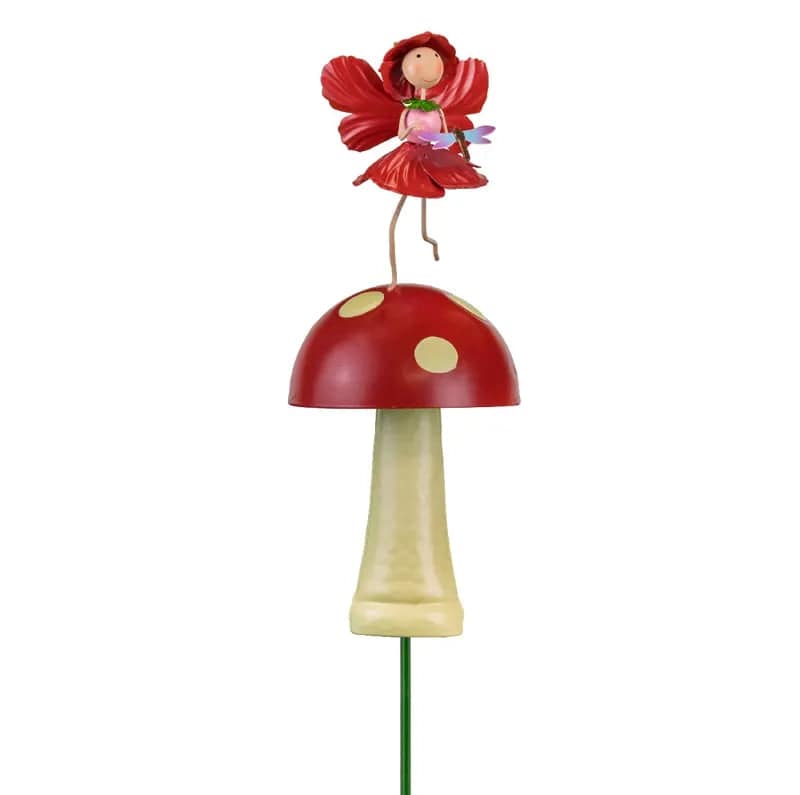 Fairy Toadstool Stake - Poppy